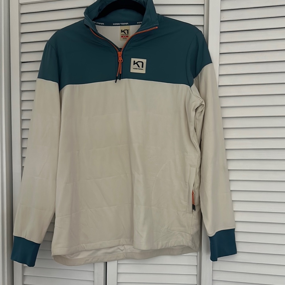 Kari Traa Performance Jacket Blue Cream Color-Block